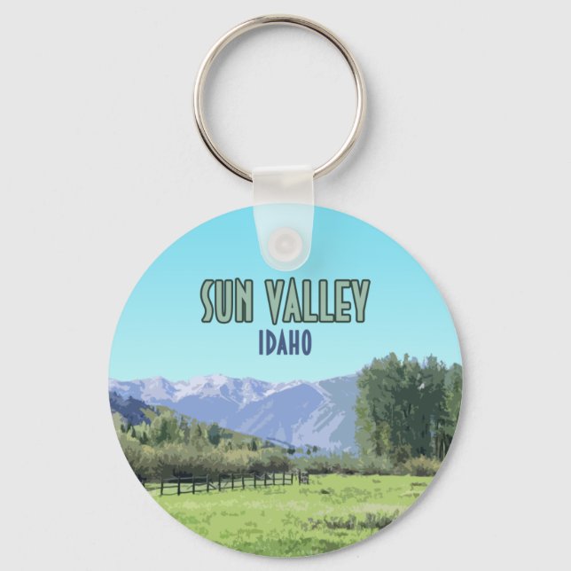 Llavero Sun Valley Ketchum Idaho (Anverso)