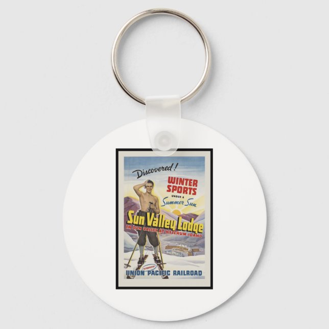 Llavero Sun Valley Lodge Idaho (Anverso)