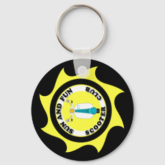 LLAVERO SUN Y FUN LOGO KEYCHAIN (NEGRO)