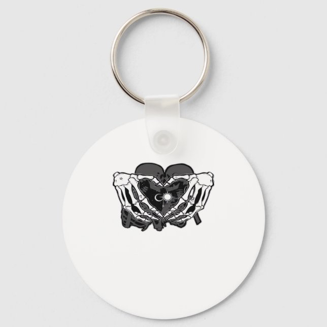 Llavero Sunand~1 - Manos Skeleton Heart (Anverso)
