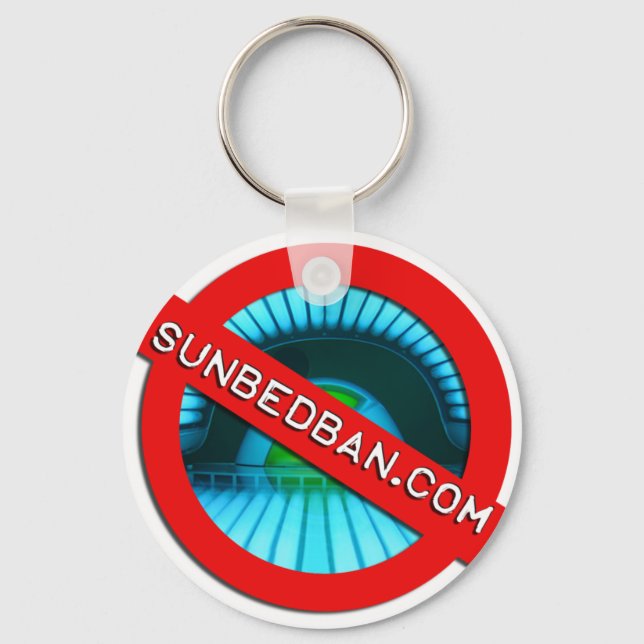 Llavero Sunbedban.com Keychain oficial (Anverso)