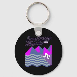 Llavero Sundance Mountain Utah Usa Skyboard Snowboarding