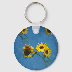 Llavero Sunflowers Abstract