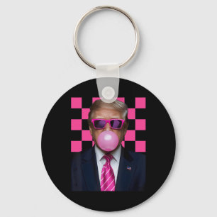 Llavero Sungles rosas Trump Bubble Gum Shirt 2024 Voto por