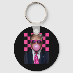 Llavero Sungles rosas Trump Bubble Gum Shirt 2024 Voto por