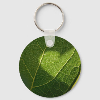 Llavero Sunlight Heart on Leaf Keychain
