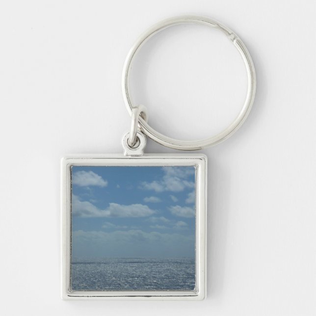 Llavero Sunny Caribbean Sea Blue Ocean (Frente)