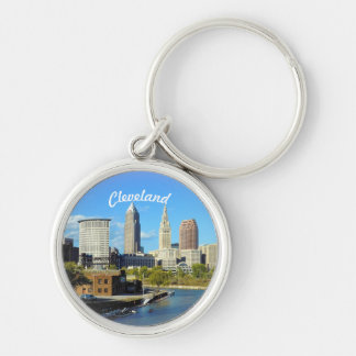 Llavero  Sunny Cleveland River Skyline