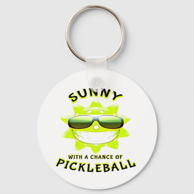 Llavero Sunny con una oportunidad de PickleBall (Anverso)