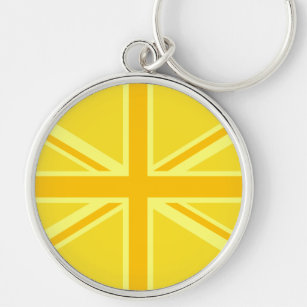 Llavero Sunny Yellow Union Jack Bandera Británica Decoraci