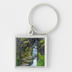 Llavero Sunrift Gorge En el Parque Nacional Glaciar, Monta