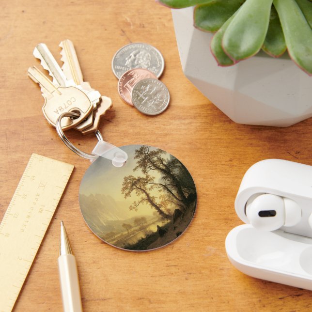 Llavero Sunrise, Yosemite Valley por Albert Bierstadt (Escritorio )