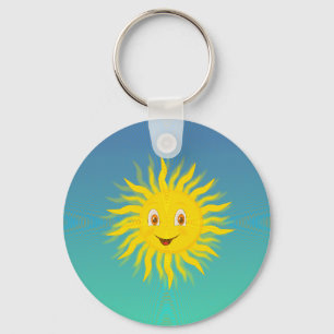 Llavero Sunshine con líneas circulares