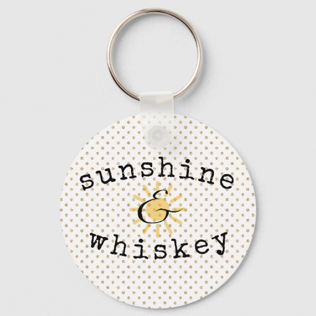 Llavero Sunshine y whisky (Anverso)