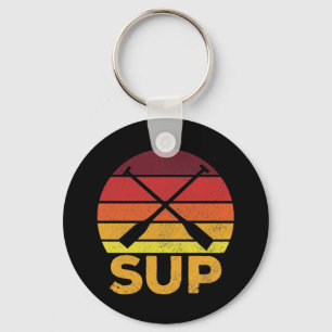 Llavero SUP Retro Stand Up Paddling Sunset