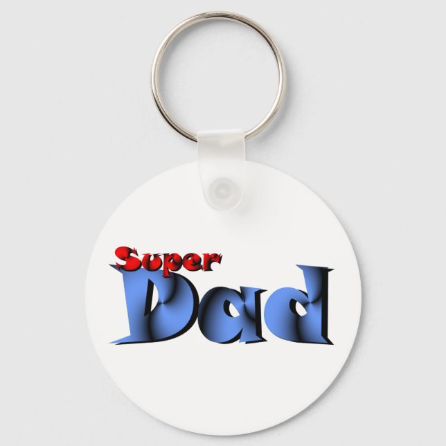 Llavero Super Dad Keychain (Anverso)