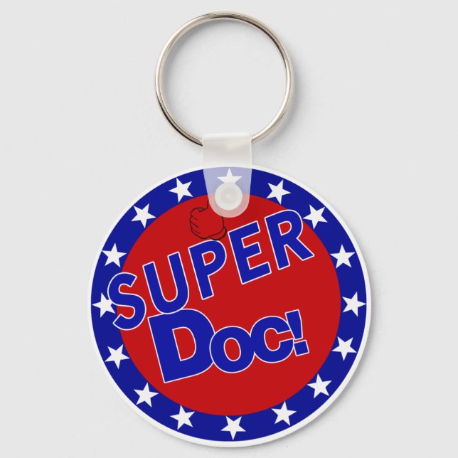 LLAVERO SUPER DOC THUMBS UP ENCOURAGING (Anverso)