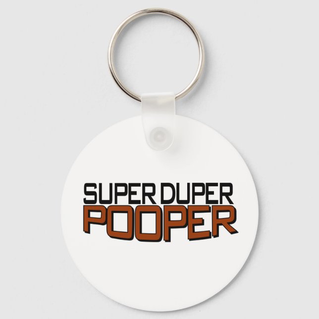 Llavero Super Duper Pooper (Anverso)