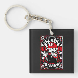 Llavero Super Gamer Juegos Retro