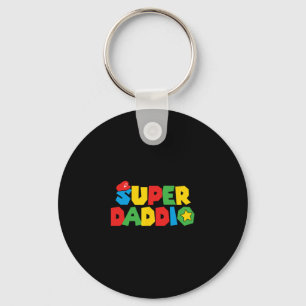 Llavero Super Gamer Papá Desatado Celebrando el Poder Pate