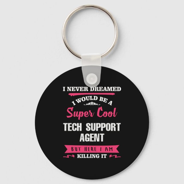 Llavero Super Guay Tech Support Agent (Anverso)