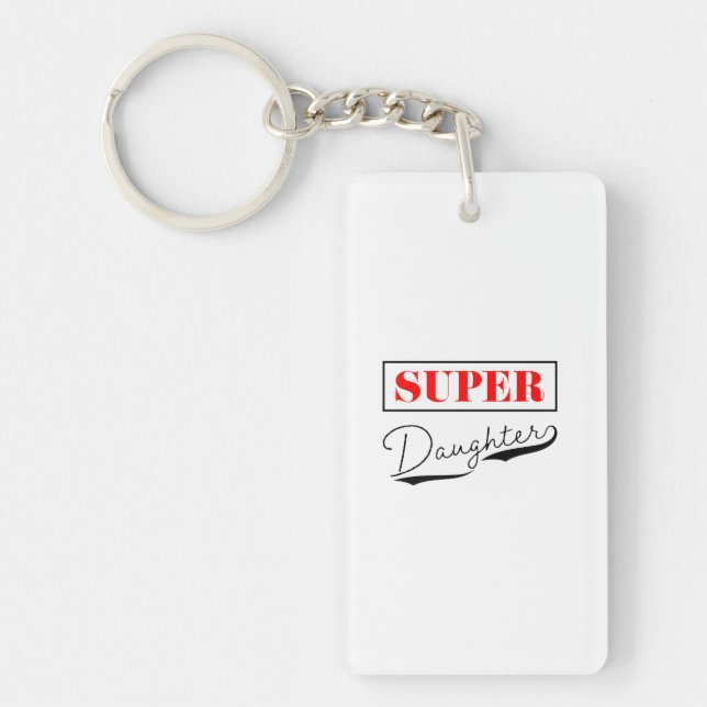 Llavero Súper hija (Frente)
