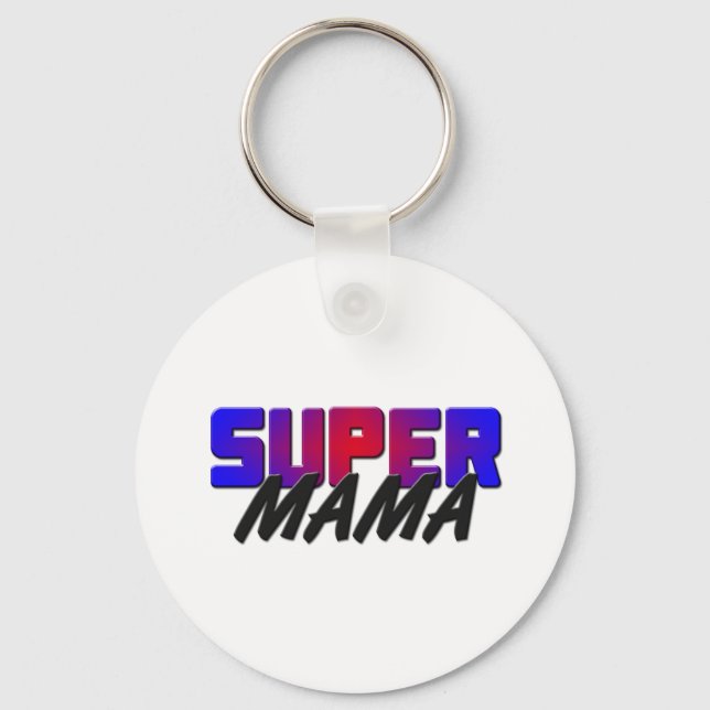 Llavero Super Mama (Anverso)