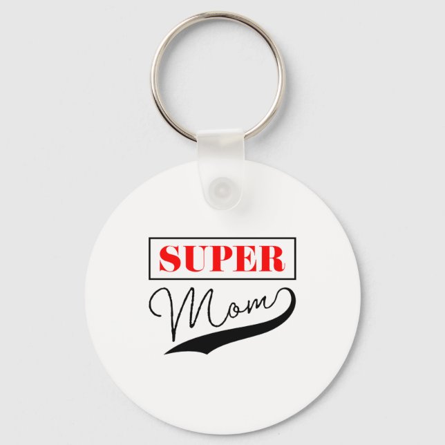 Llavero Super Mamá (Anverso)