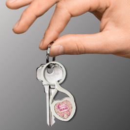 Llavero Super Mamá del estilo Retro Vegas 70 siempre ocupa