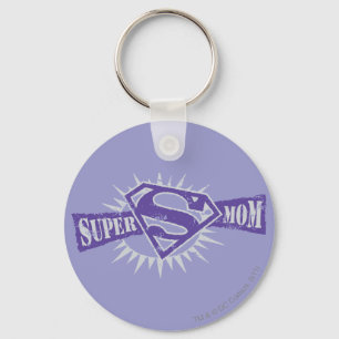 Llavero Super Mom Purple Starburst