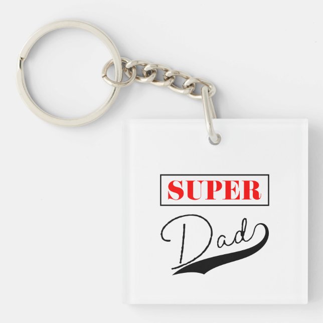 Llavero Super Papá (Frente)