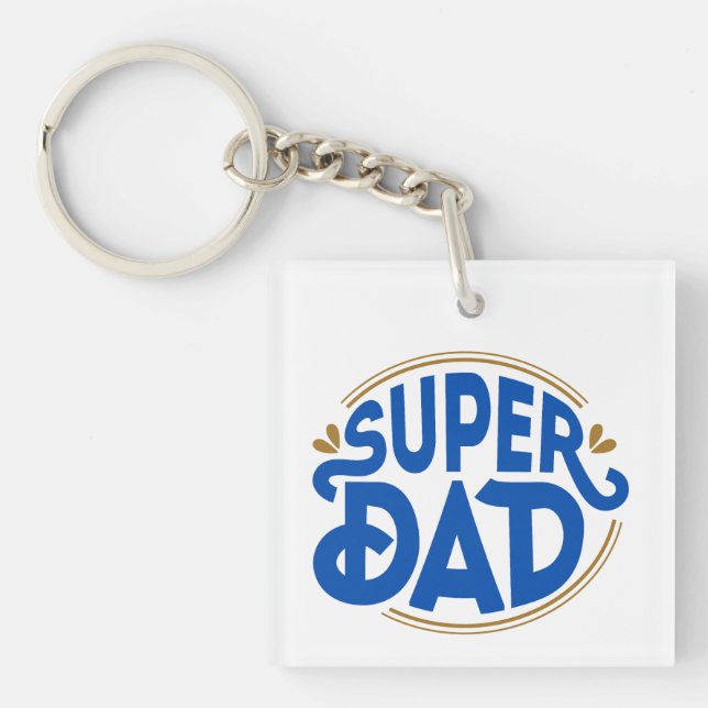 Llavero Super Papá (Frente)