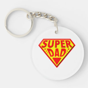 Llavero Super Papá - Feliz Día del Padre