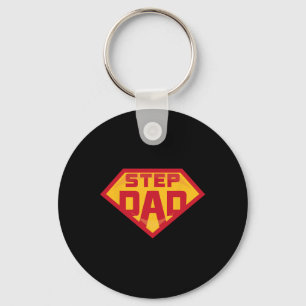 Llavero Super Stepdad Famoso Hero Step Dad Padres Cumpleañ