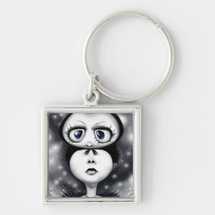 Llavero Superalismo Pop de B&W Ojos grandes