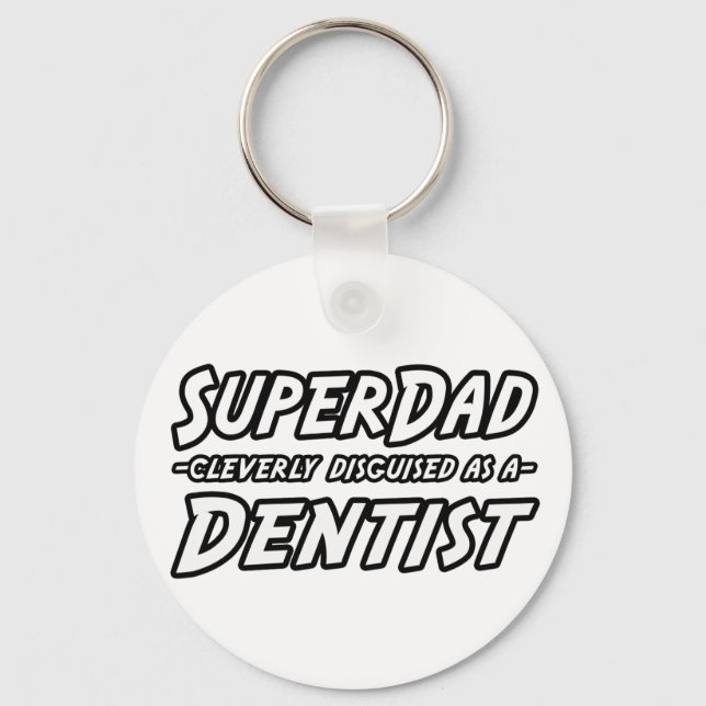 Llavero SuperDad...Dentista (Anverso)