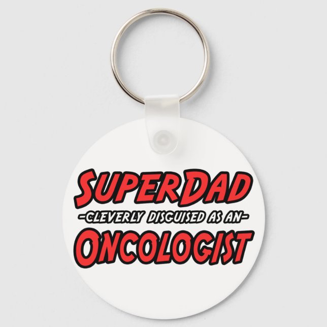 Llavero SuperDad... oncólogo (Anverso)