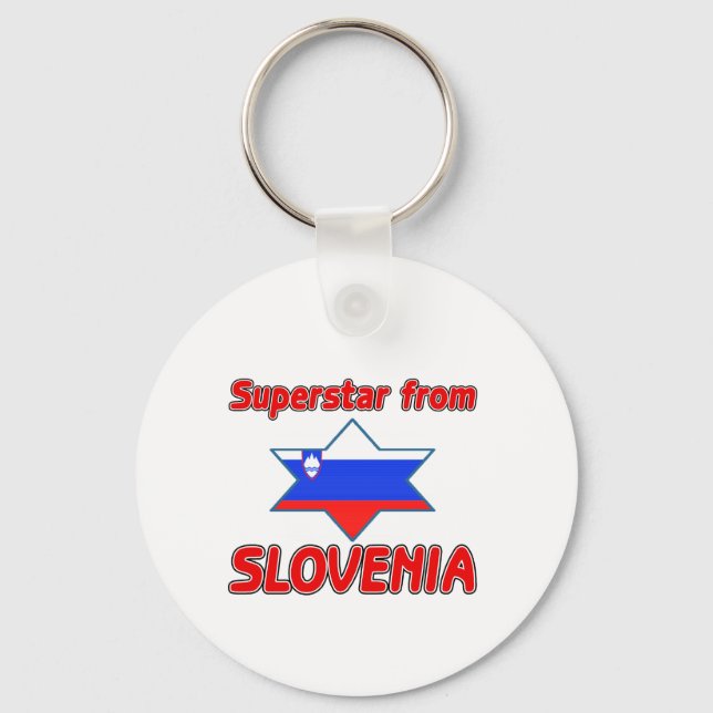 Llavero Superestrella de Eslovenia (Anverso)