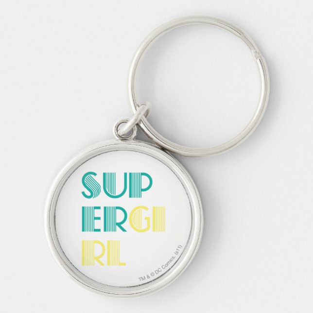 Llavero Supergirl Green y Yellow (Frente)