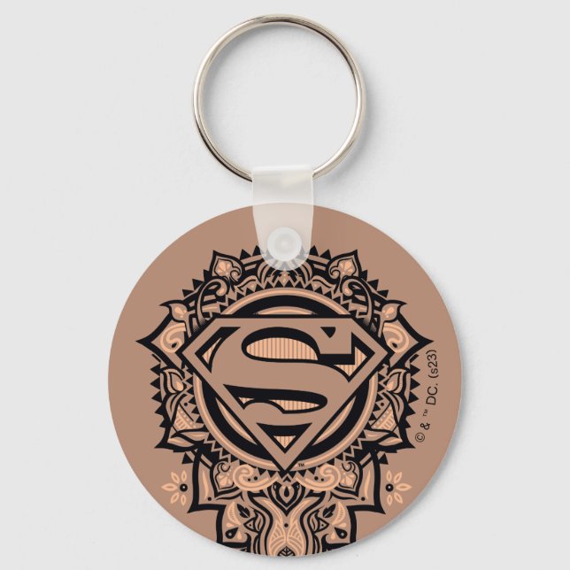 Llavero Supergirl Mandala Graphic (Anverso)
