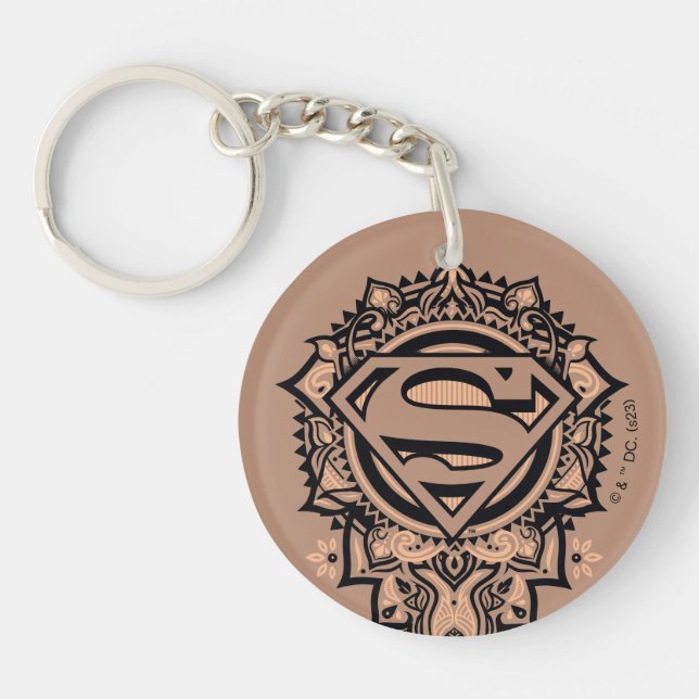 Llavero Supergirl Mandala Graphic (Frente)