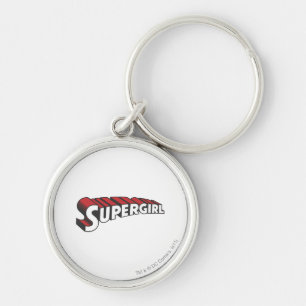 Llavero Supergirl Red and White Logo