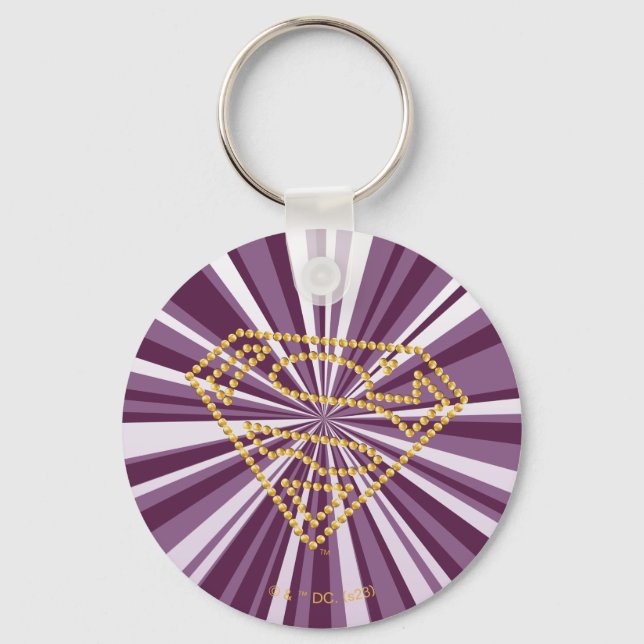 Llavero Supergirl Studded S-Shield (Anverso)