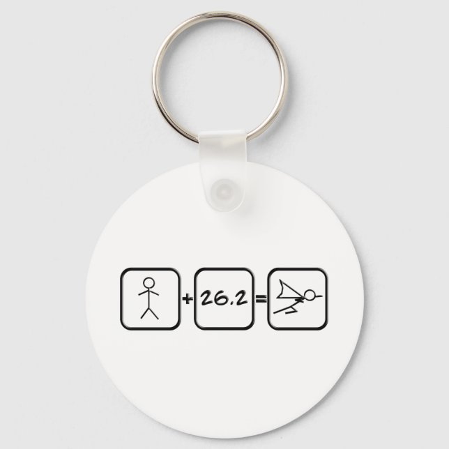 Llavero Superhéroe de Marathon (Anverso)