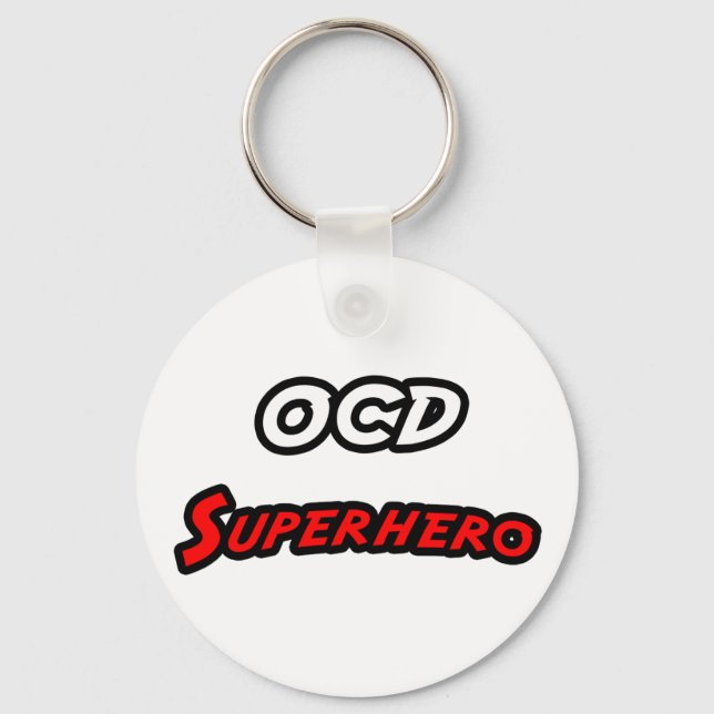 Llavero Superhéroe de OCD (Anverso)