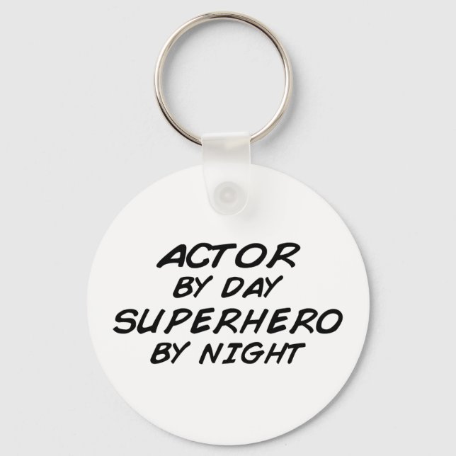 Llavero Superhéroe del actor de noche (Anverso)