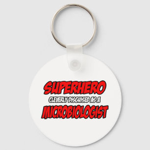 Llavero Superhéroe... Microbiólogo