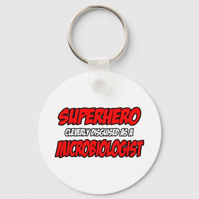 Llavero Superhéroe... Microbiólogo (Anverso)