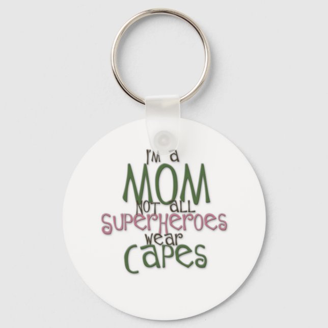 Llavero Superhéroe Mom Keychain (Anverso)