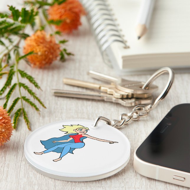 Llavero Superheroína mujer (Subido por el creador)